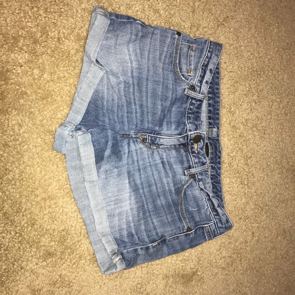 Denim shorts